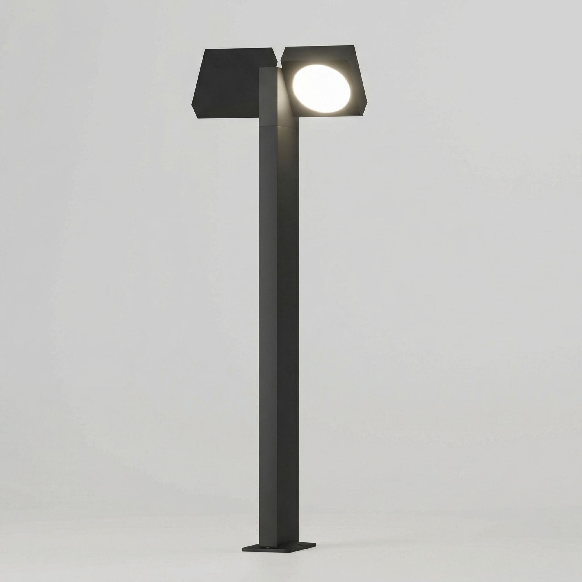 Светильник садово-парковый с поворотными плафонами Twin 35170/F черный