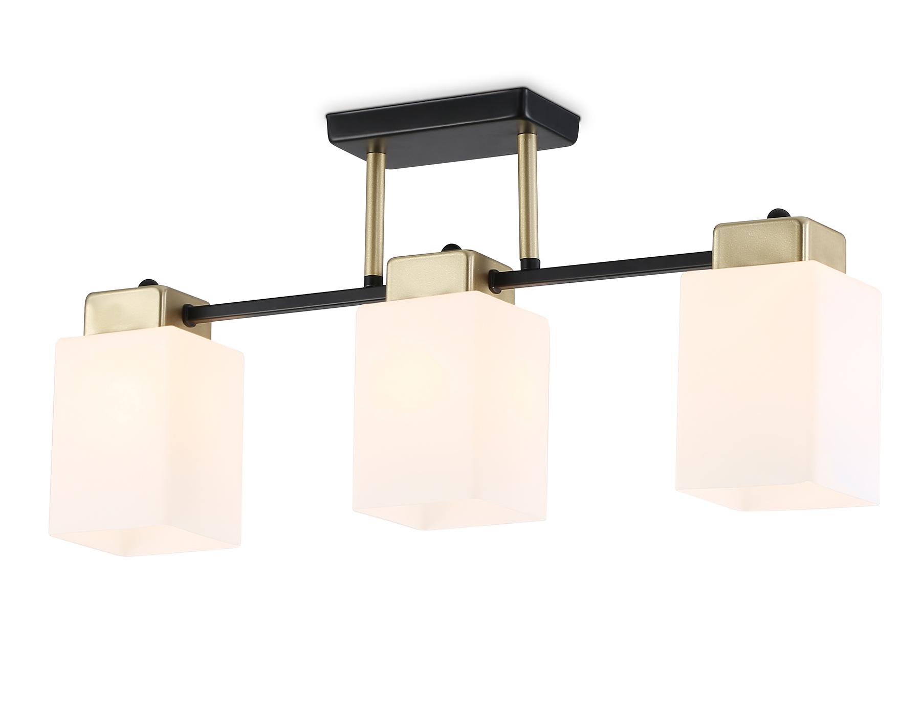 Светильник подвесной Ambrella TR303046/3 BK/GD черный/золото E27/3 max 60W 540*100*270