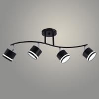 Люстра XI4503/4 BK+CR черный/хром 4х15W GX53 d690 h250, HN25