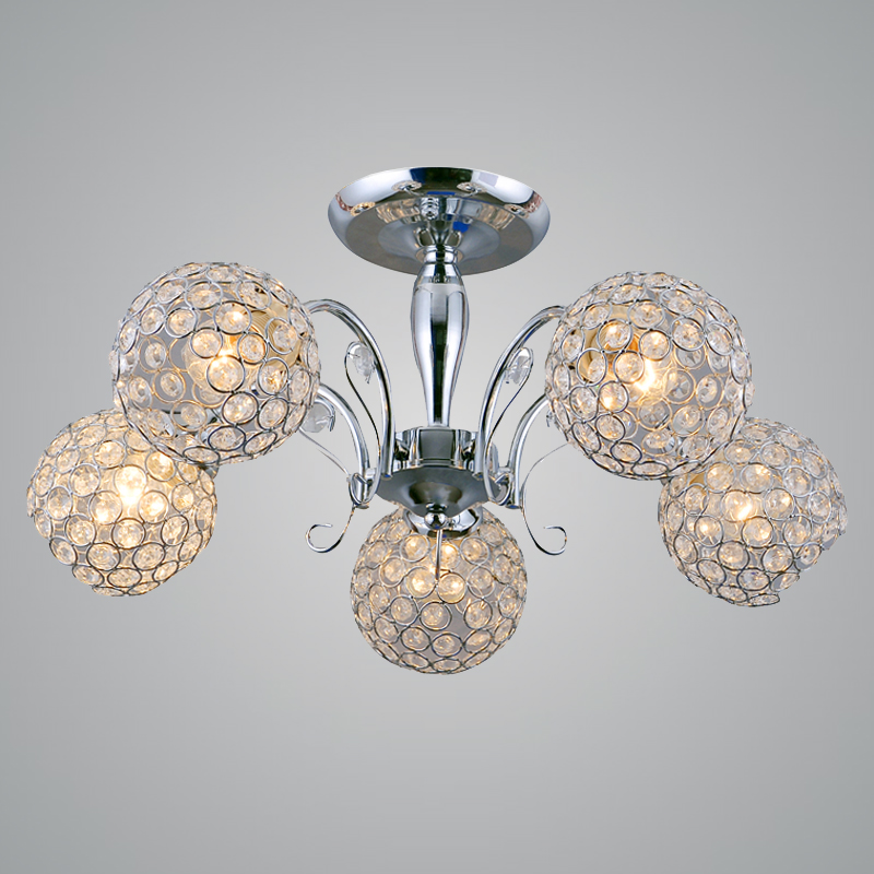 Люстра MH32040/5 CR хром 5х60W E27 d560 h240 crst