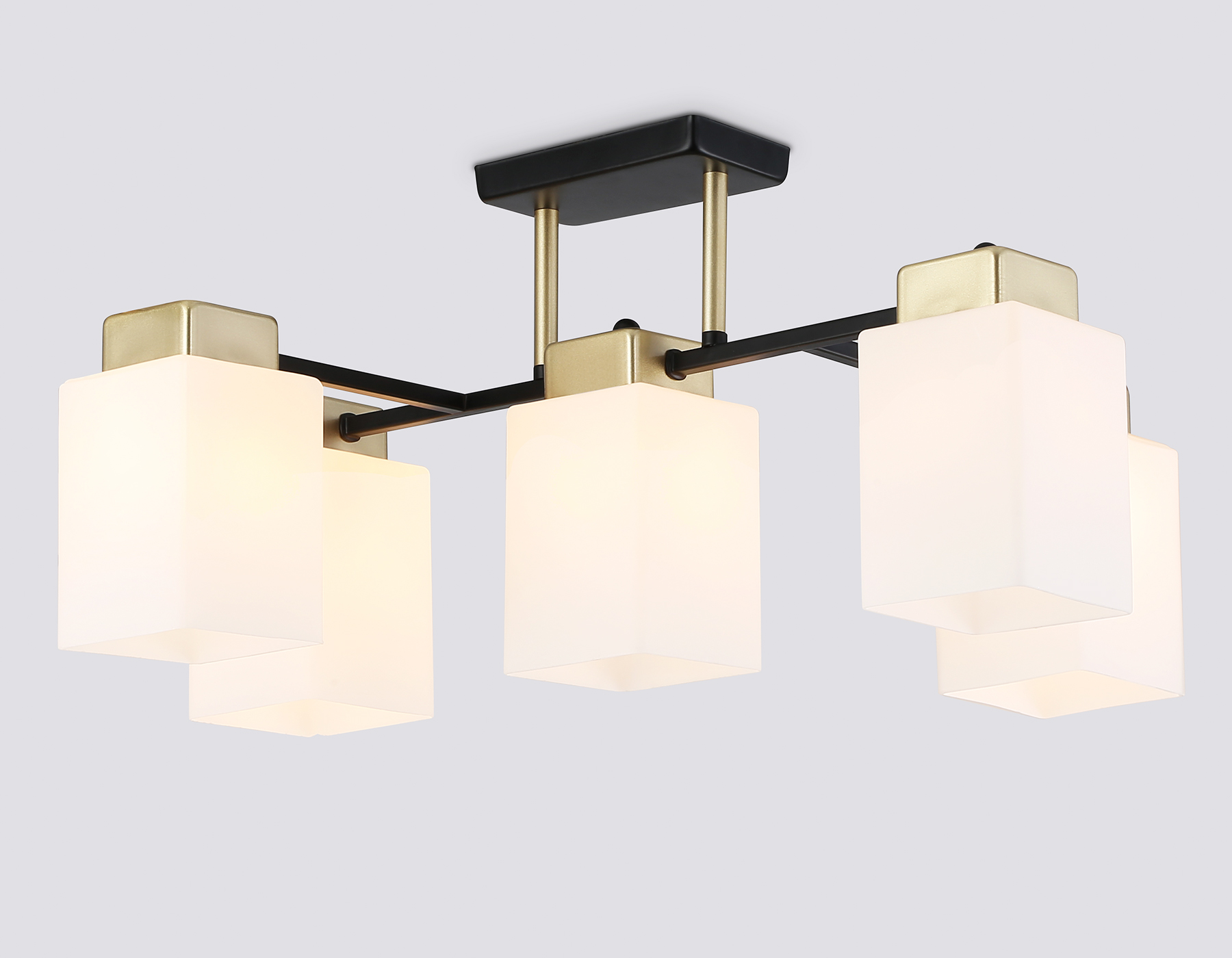 Светильник подвесной Ambrella TR303048/5 BK/GD черный/золото E27/5 max 60W 540*480*270