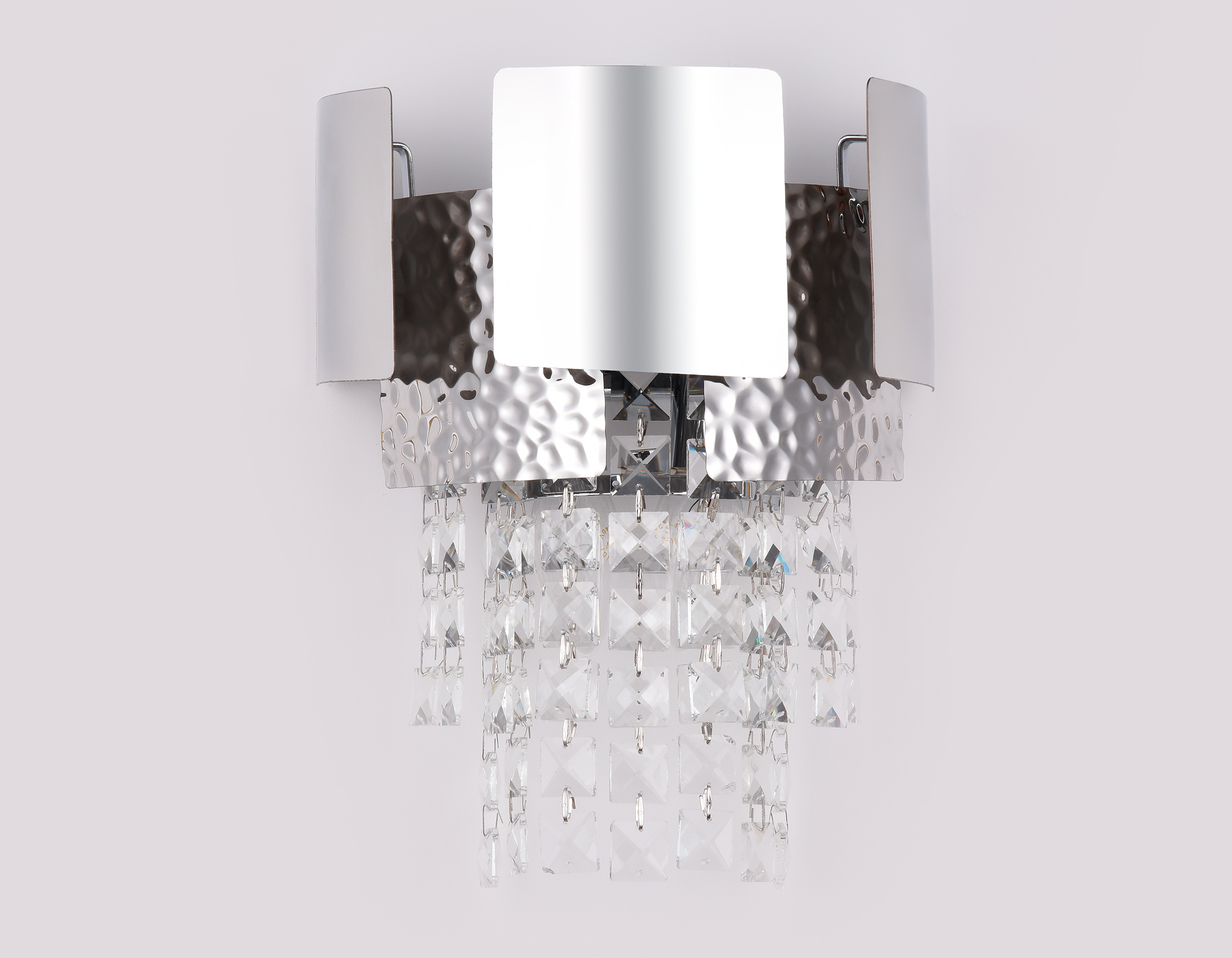 Светильник настенный Ambrella TR5250/2 SL/CL серебро/прозрачный E14/2 max40W 270*240*150 с хрусталем