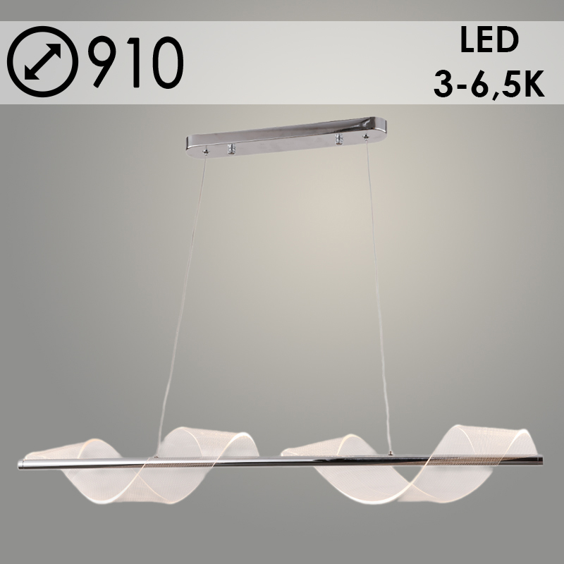 Люстра K38836/2HT CR хром LED 12W 3000K-6500K d910, 24