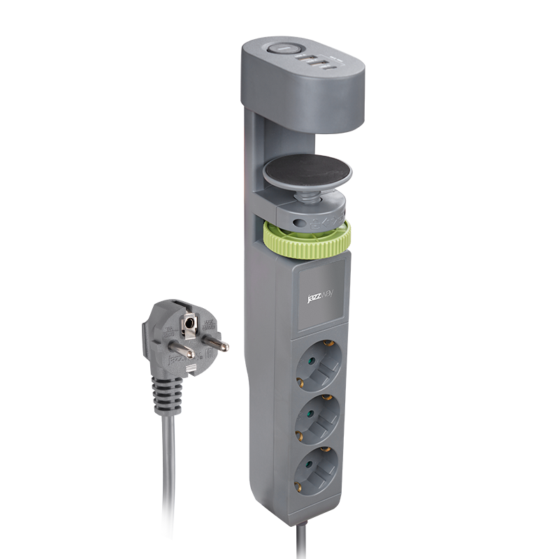 Удлинитель JAZZWAY ETD-03U-150-gy