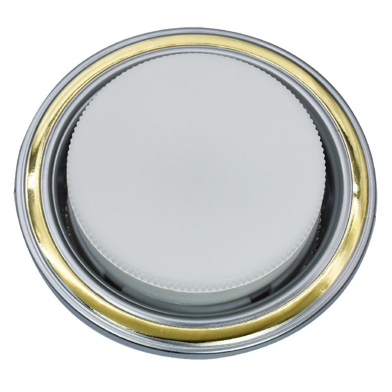 Светильник GCL-GX53-H38 Два Круга Золото/Черный Хром/Золото