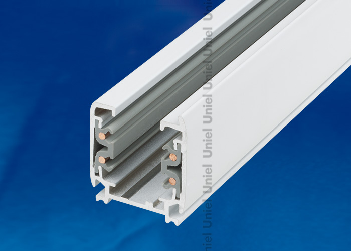 Шинопровод Трехфазный UNIEL UBX-AS4 WHITE 200 POLYBAG тип А, 2м, Белый (полиэт.пакет)