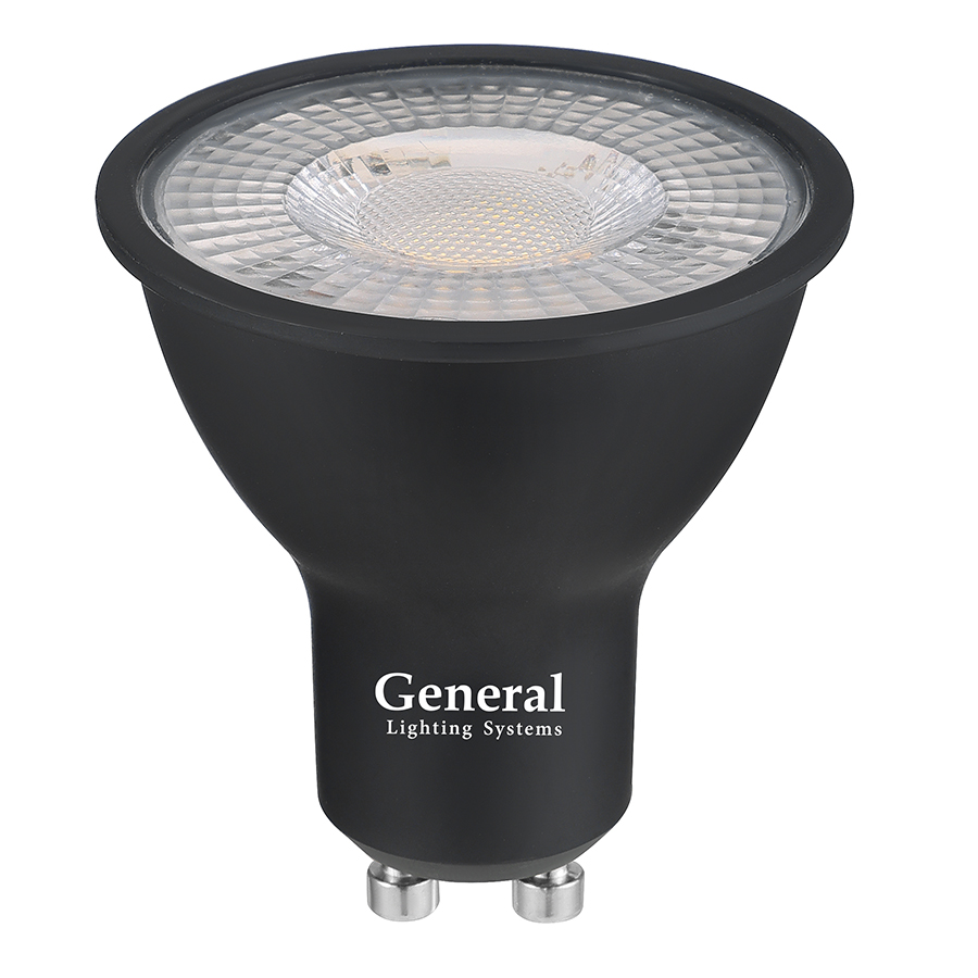Лампа GLDEN-MR16-DIF-15-230-GU10-6500 Черная Dif 30