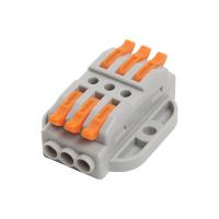 Клемма монтажная STEKKER LD222-430 для фазных проводников 3 контактные группы (мин 40шт)