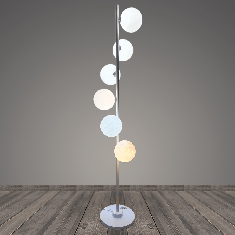 Торшер T2174 WT белый/белый плафон пластик 6x12W G9 h1450, BTH