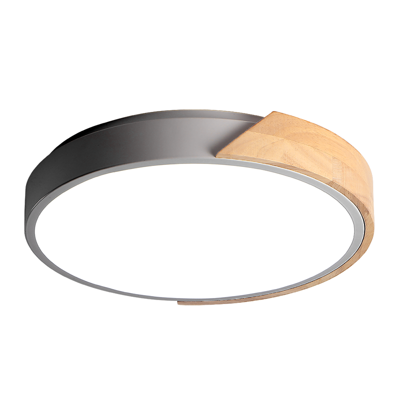 Светильник JAZZway PPB Sсandic-R 36w 4000K GR/W дерево IP20 D385*60