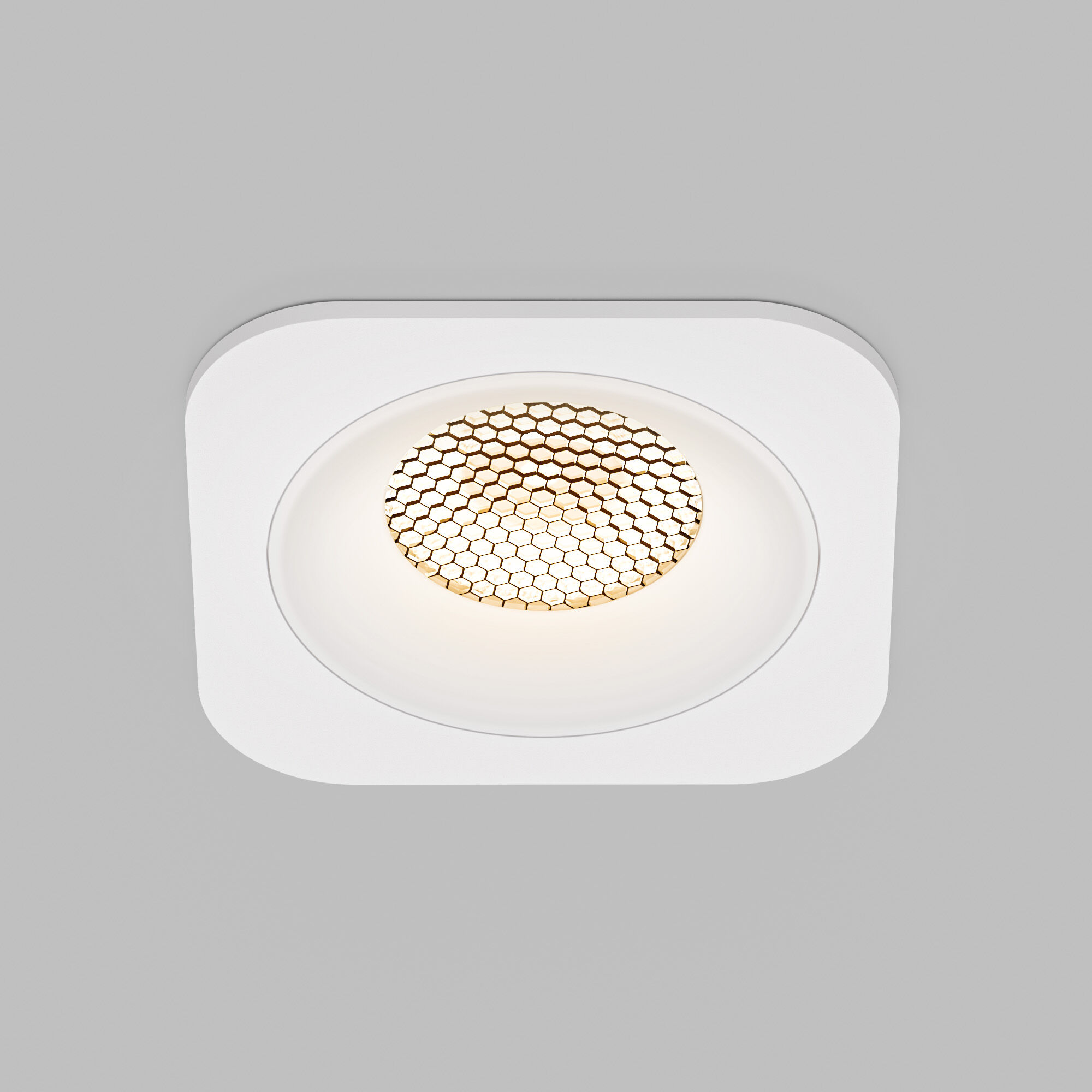 Светильник встраиваемый светодиодный IP44 15276/LED Tetro 10W 3000K белый IP44