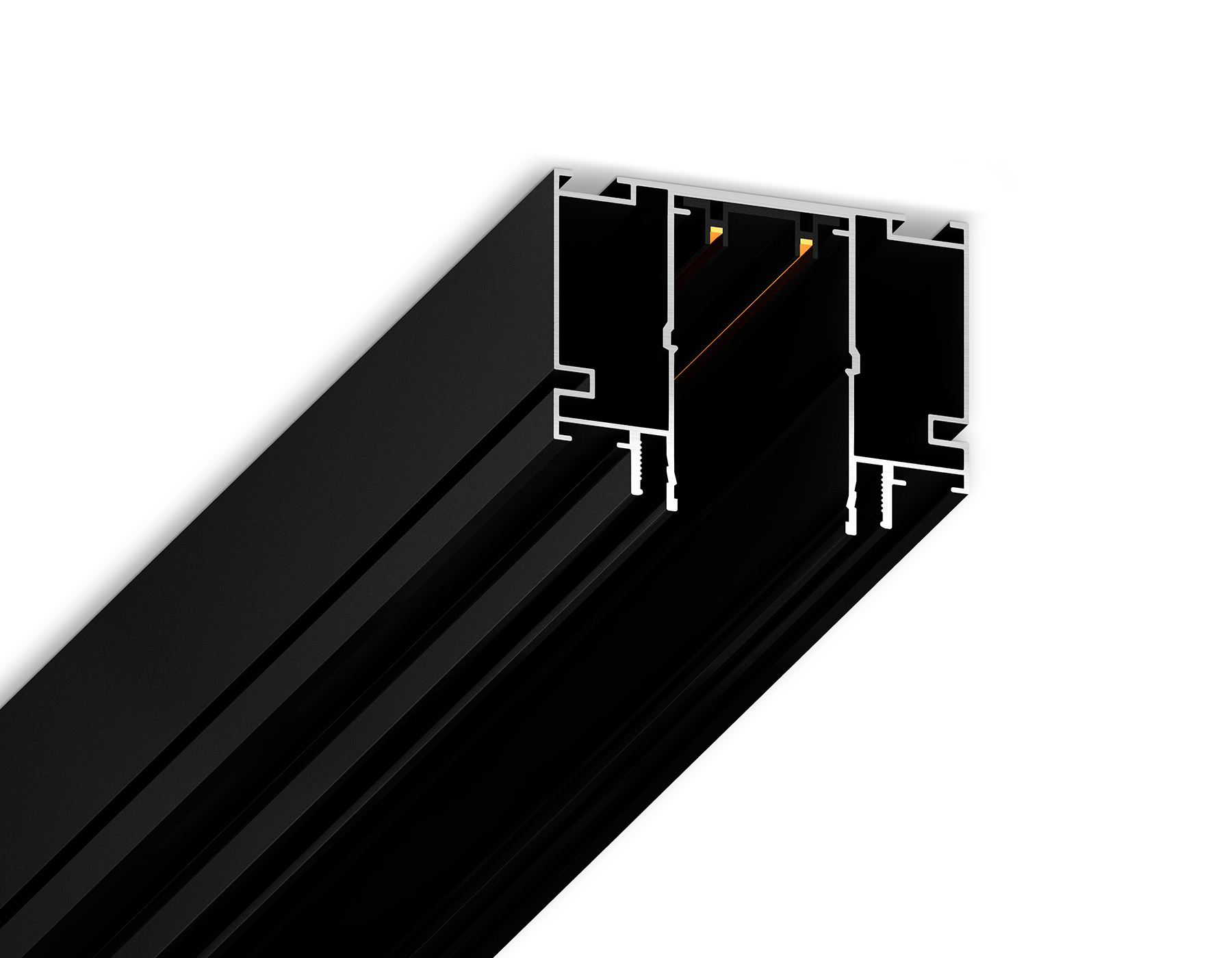 Шинопровод для натяжного потолка Magnetic 220V IP20 2000*64.5*51 черный