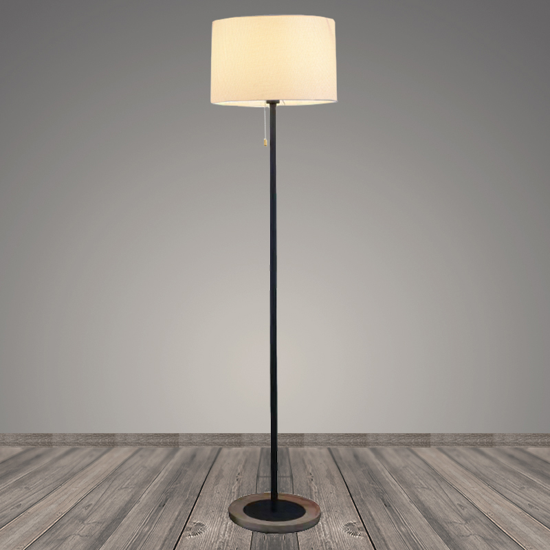 Торшер D017 черный/белый абажур 1x40W h1600 E27 DIY22