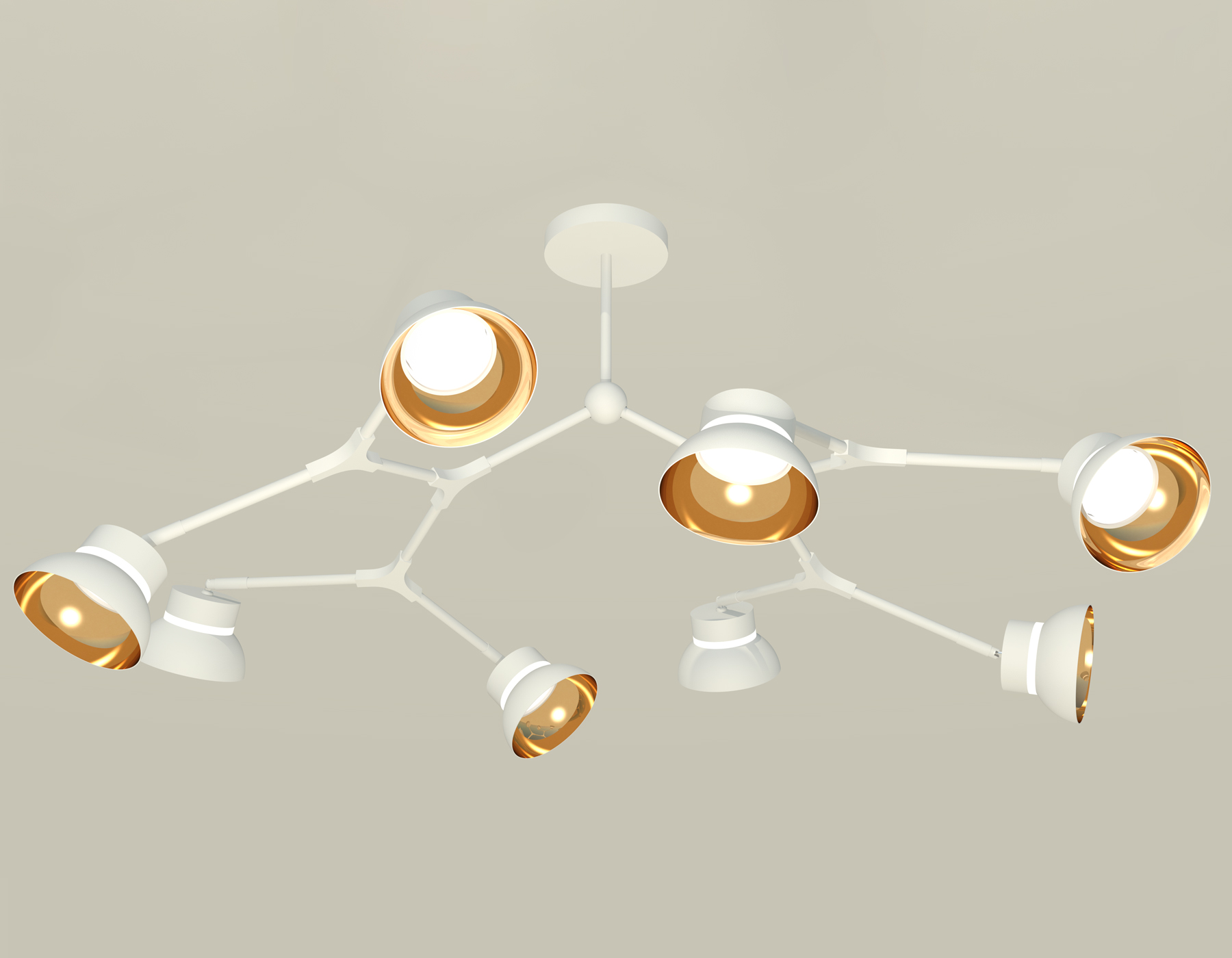XB9059101/8 SWH/PYG/CL белый песок/золото желтое полированное/прозрачный GX53 (C9059, N8144)