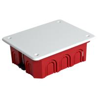 Коробка монтажная STEKKER EBX30-02-1-20-120 для полых стен с пласт. зажимами с крышкой 120*92*45мм