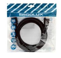 ERGOLUX ELX-VC01P-HDMI (Кабель видео HDMI-HDMI, 1080P, 2м, PVC, Черный, Пакет)