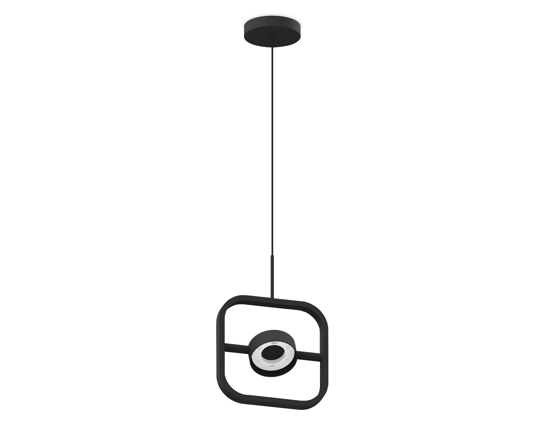 Корпус светильника подвесной поворотный D85 C9119 SBK черный песок 200*20*1085mm GX53