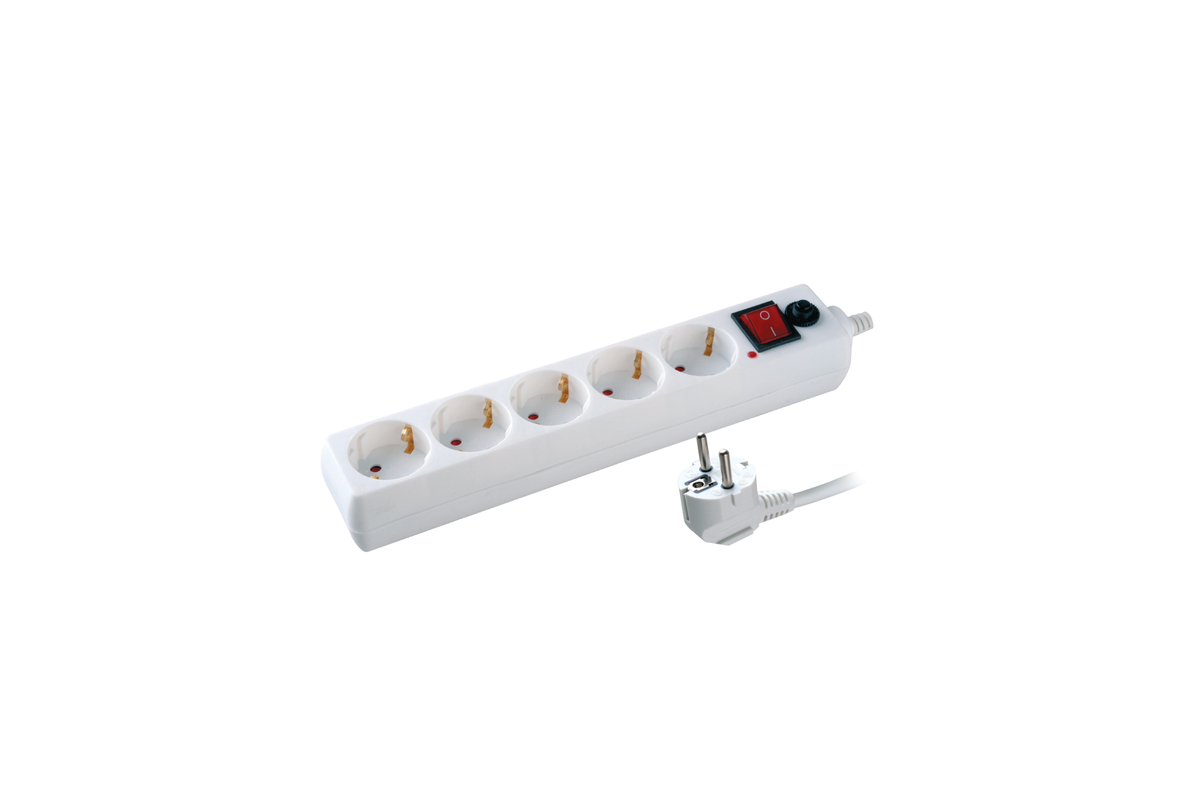 Volsten SP 5x3 (Сетевой фильтр, 5 гн. 3 м., 10А, 2200 Вт.)