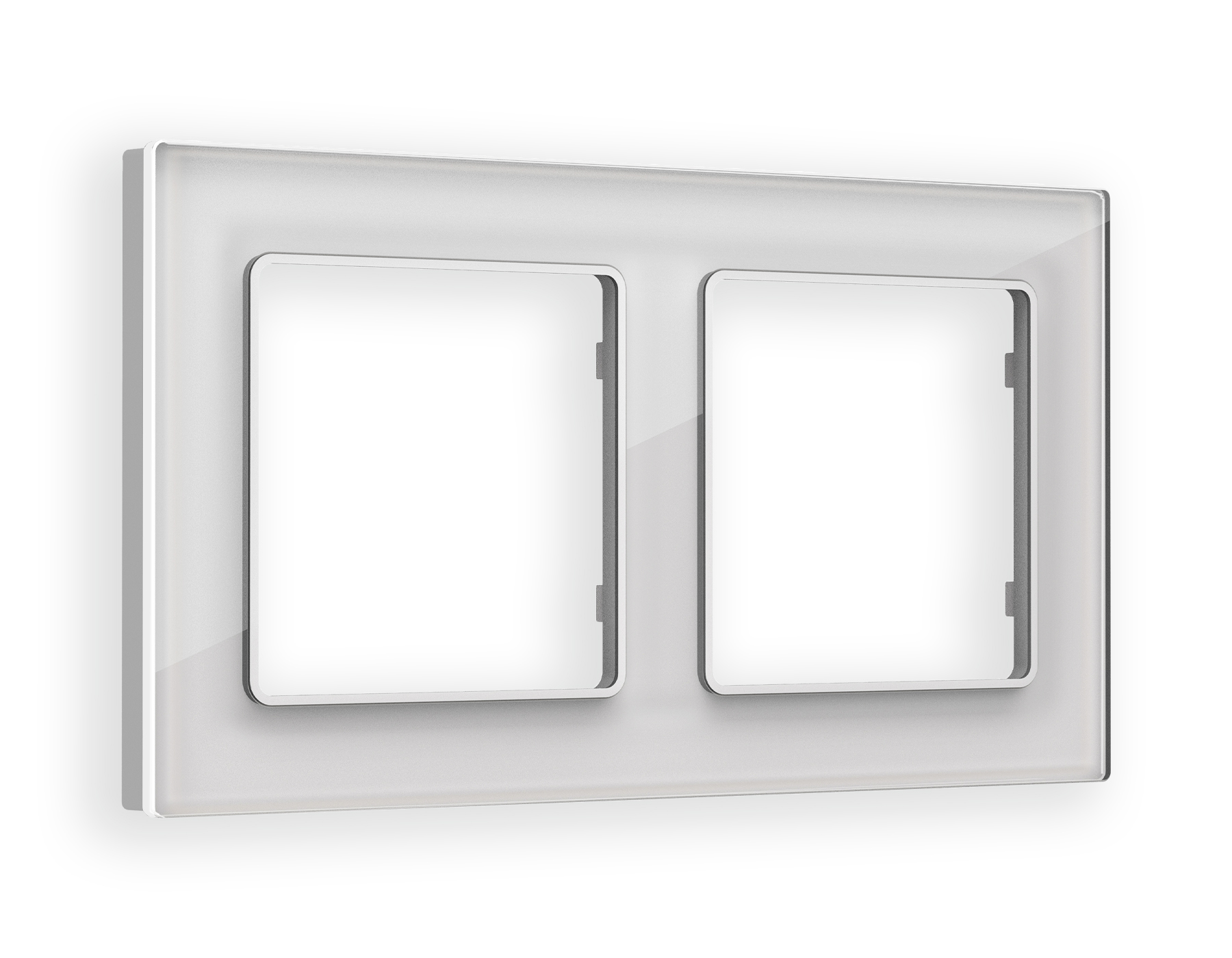 AF330402 Рамка ALFA Platos (Серебро Стекло органическое) 2-ая