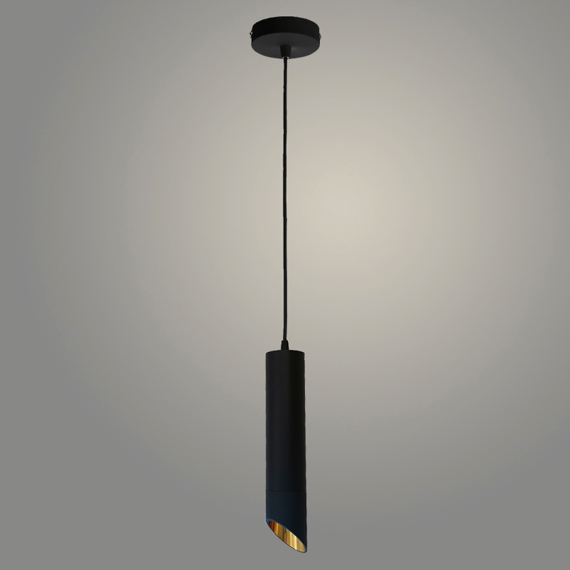 Подвес YZ60301-HX BK+GD черный/золото 1х50W GU10 d60 h1000, YIZ22