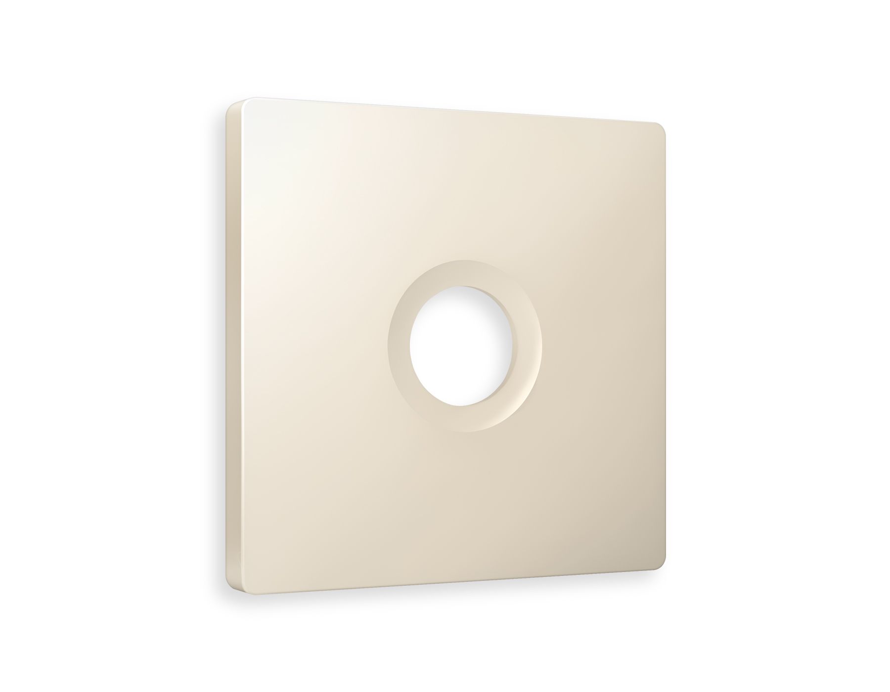 AP3330 Лицевая панель ALFA (Бежевый матовый) для TV розетки QUANT