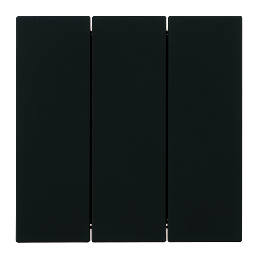 RSW10-3108-05 Выключатель 3-клавишный (механизм), 250В, 10А, серия Мия, черный бархат