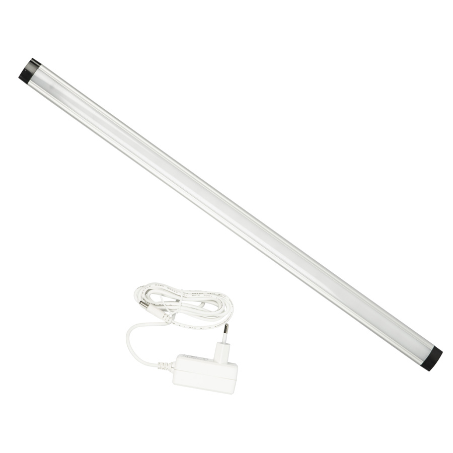 Светильник UNIEL ULI-F48-5W/4500K SENSOR IP20 SILVER сенсор, 500x25x9мм, серебро