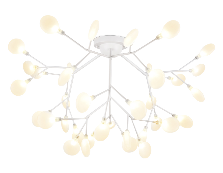 Люстра потолочная Ambrella TR3018/36 WH/FR белый/матовый G4/36 max 20W D920*480