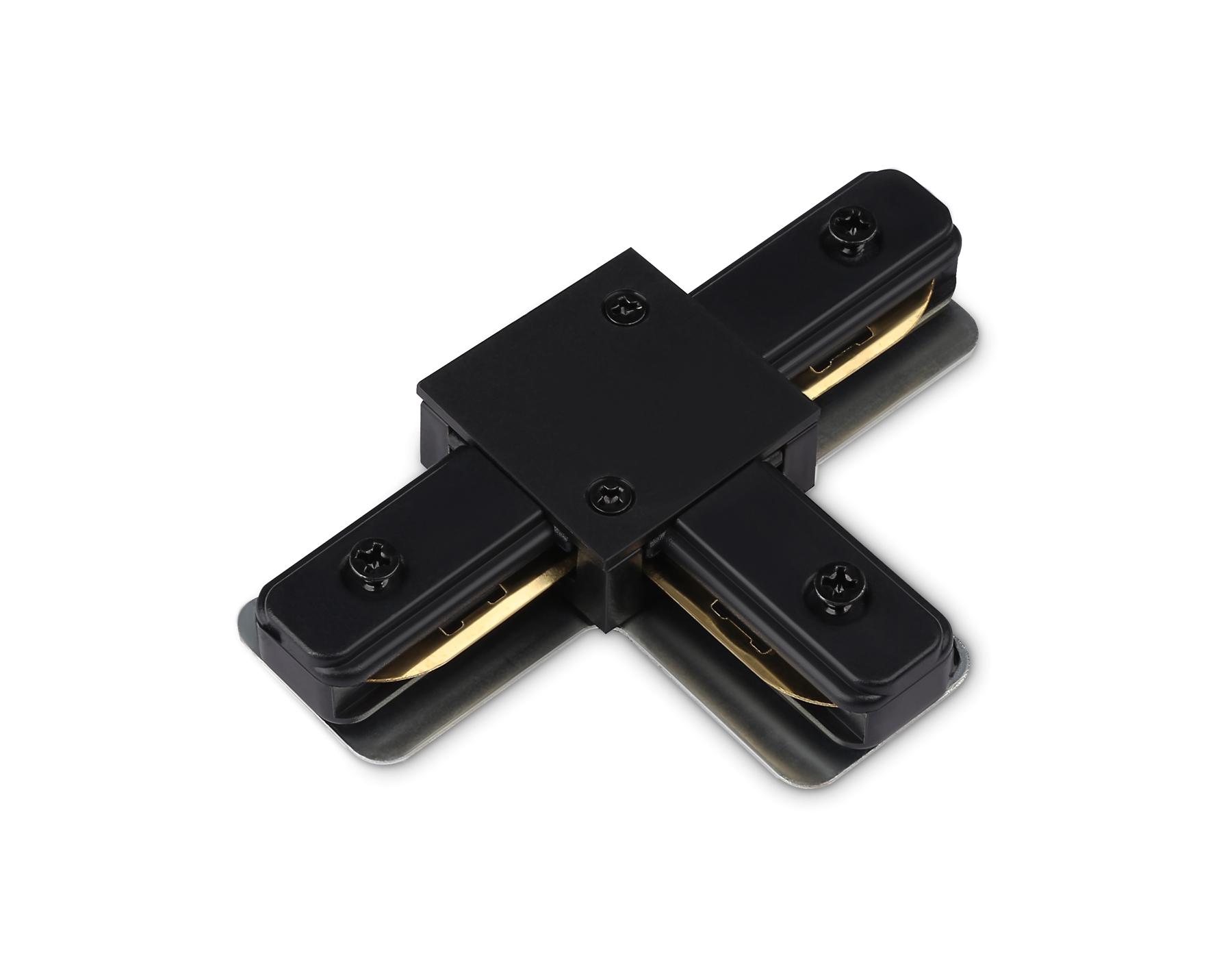 Коннектор Т-образный для однофазного шинопровода Standard 220V 105*70*20 GL7168 BK черный