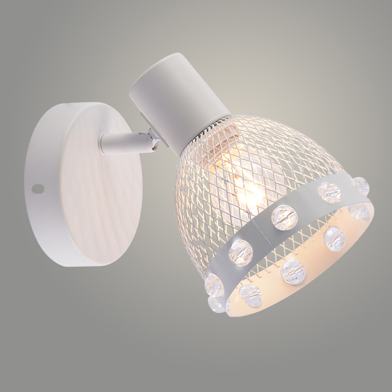 Спот DA6118/1 WH белый 1x60W E14 h150, HN24
