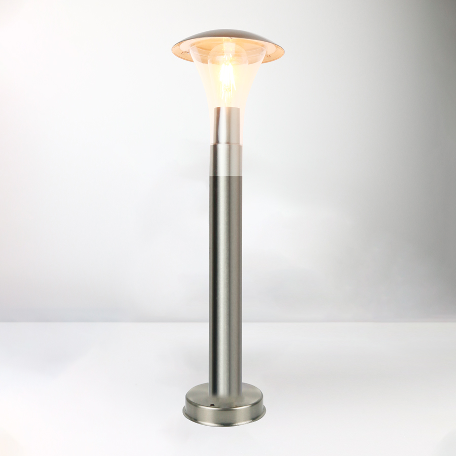 Садово-парковый светильник General GPF-E27-M-IP65 Серебристый Фортис S1