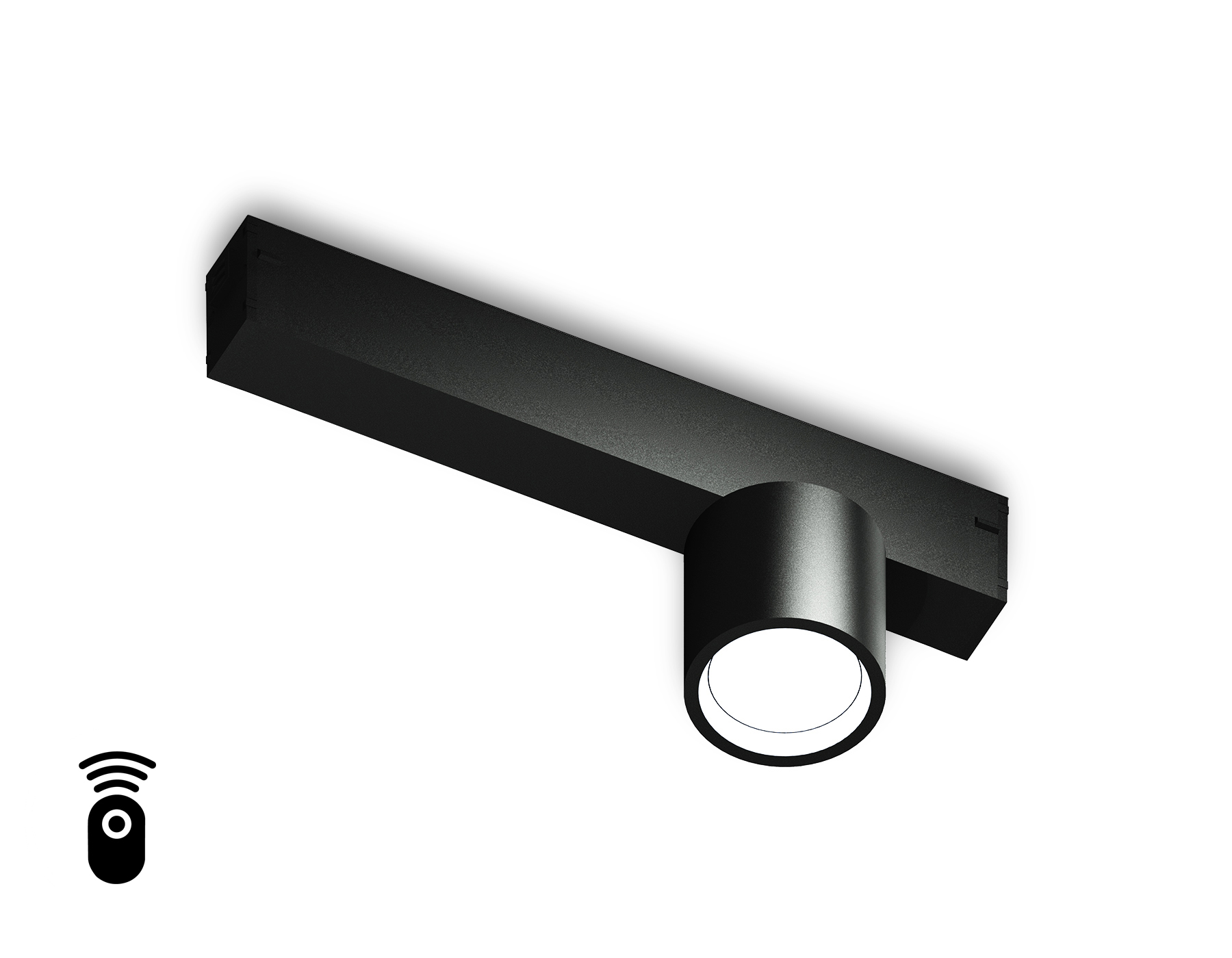 Светильник для Magnetic 220V GL1242 BK черный IP20 7W 3000K-6400K 24° D75*85 (Без ПДУ) димм.управ