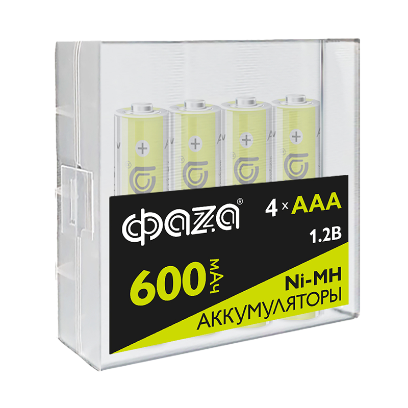 Аккумулятор ФАZА AAA  600мАч Ni-MH Box-4