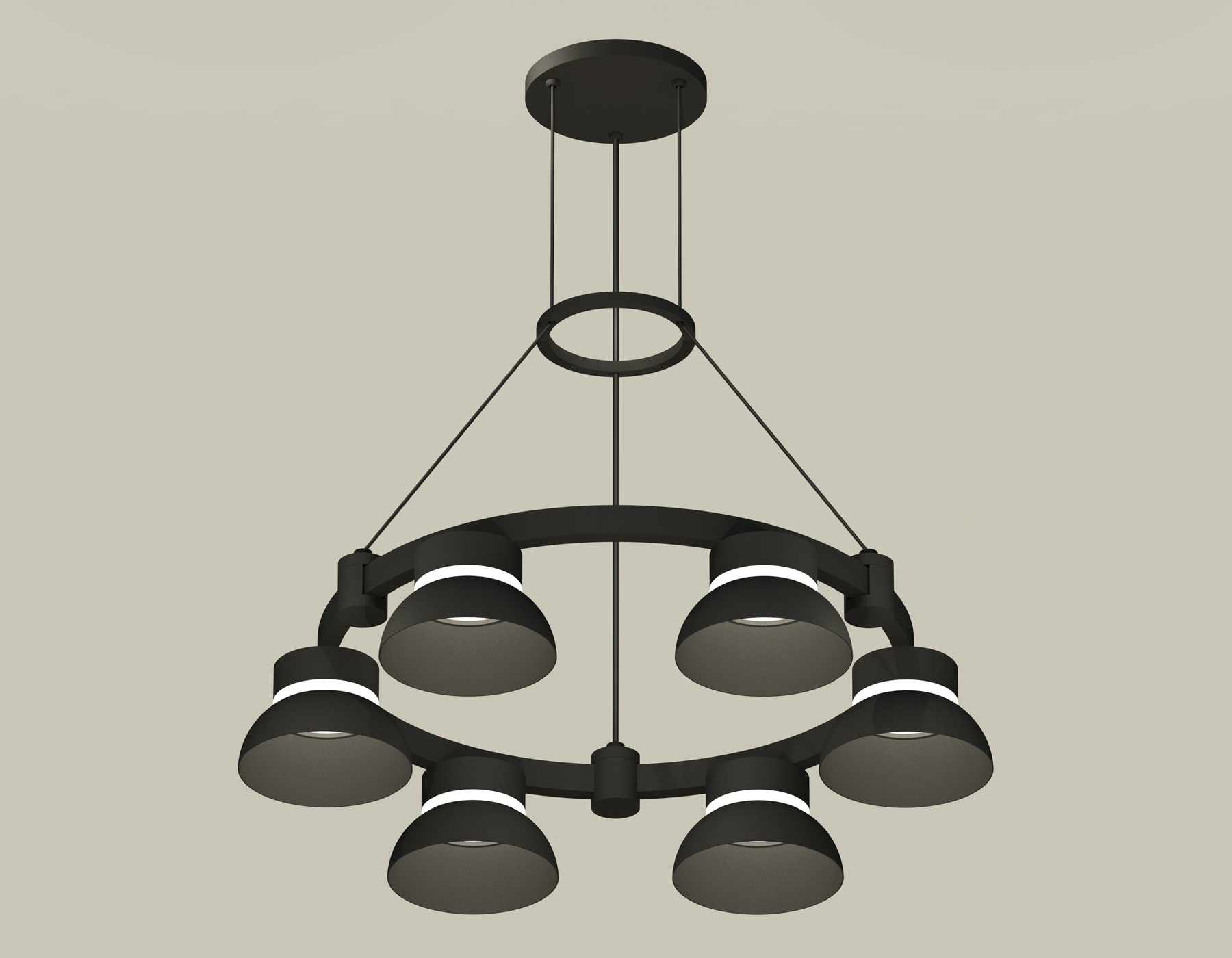 XR92051001/6 SBK/FR черный песок/белый матовый GX53 (A9205, C9232, N8141)