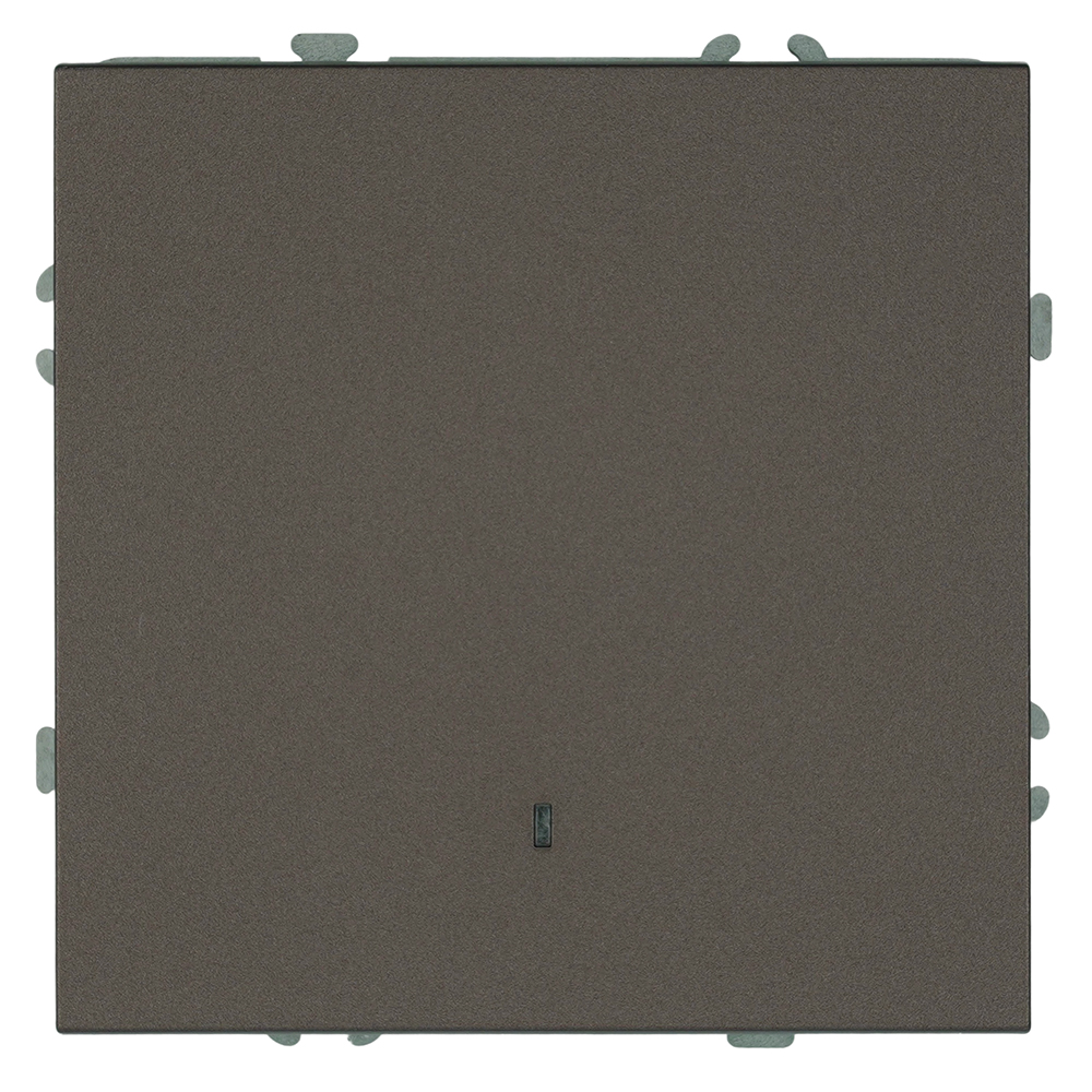 Выключатель 1-клавишный c индикатором (механизм) 250В 10А серия Эмили RSW10-5101-09 антрацит