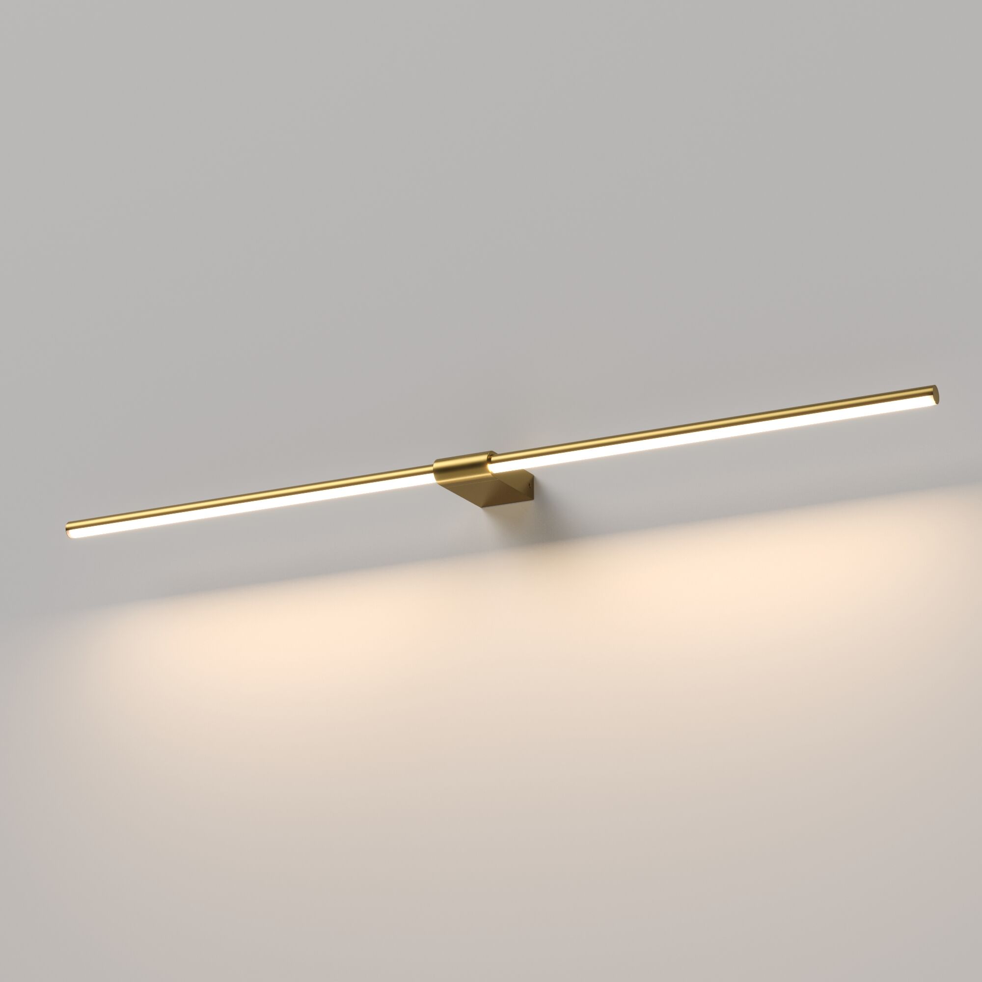 Cветильник настенный светодиодный Luar латунь 4000K 40153/LED