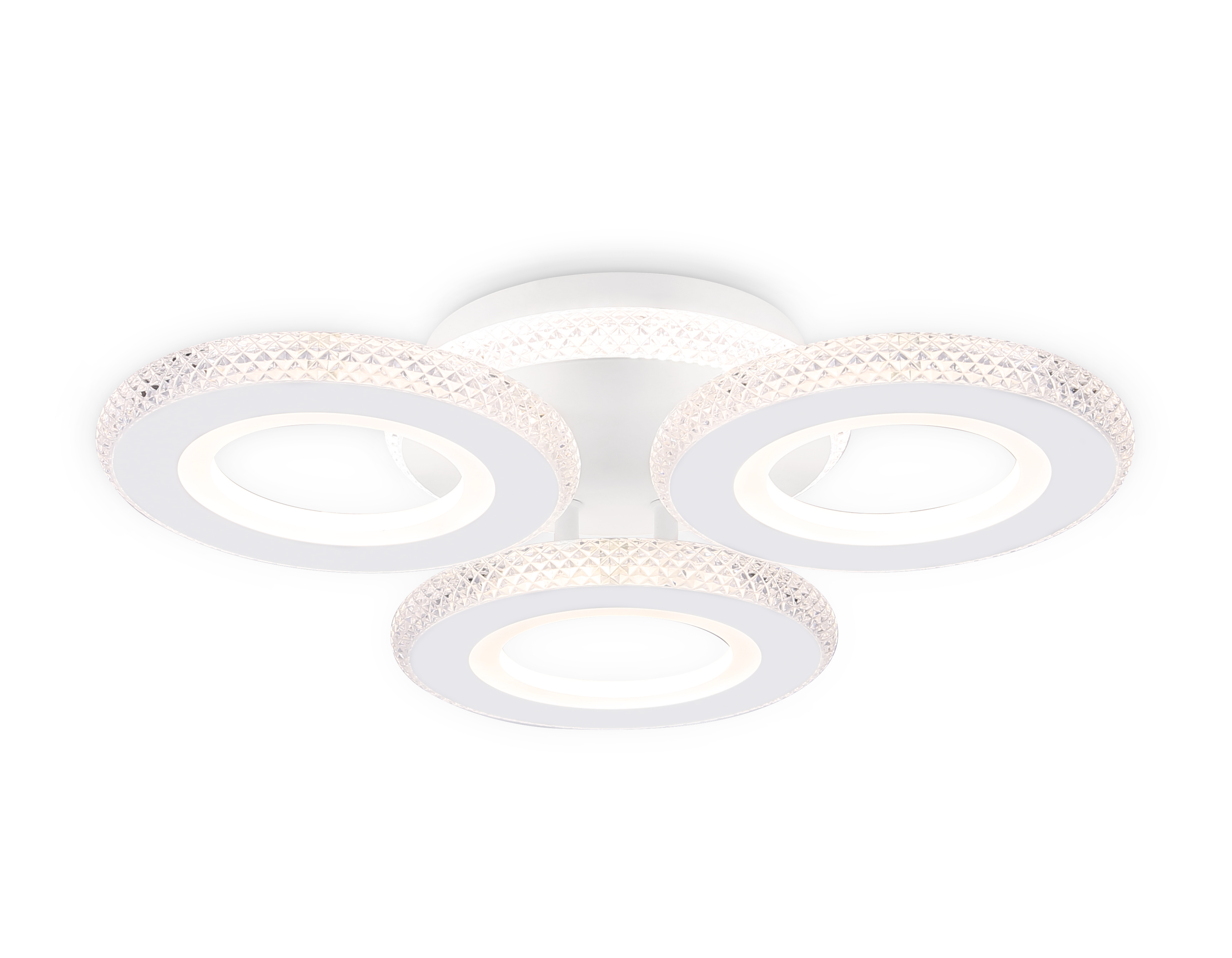 Светильник Ambrella FA8866/3 WH белый 3000K-6400K 38W 390*360*80 (ПДУ ИК)