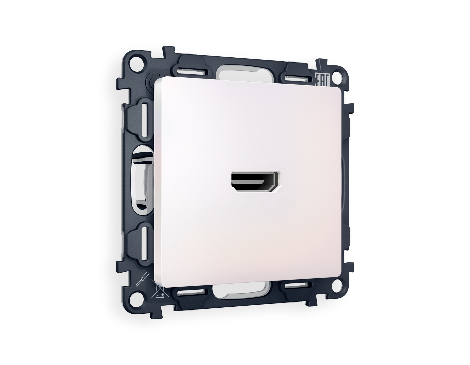 MA214010 Комплект механизма розетки HDMI 2.0 ALFA Жемчуг 40V/500mA 2.0GHz QUANT (AP2140, VM222)