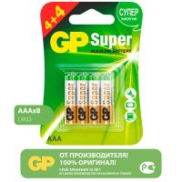 Эл.пит.GP 24A4/4-2CR8 Super Alkaline - 4+4 шт ПРОМО