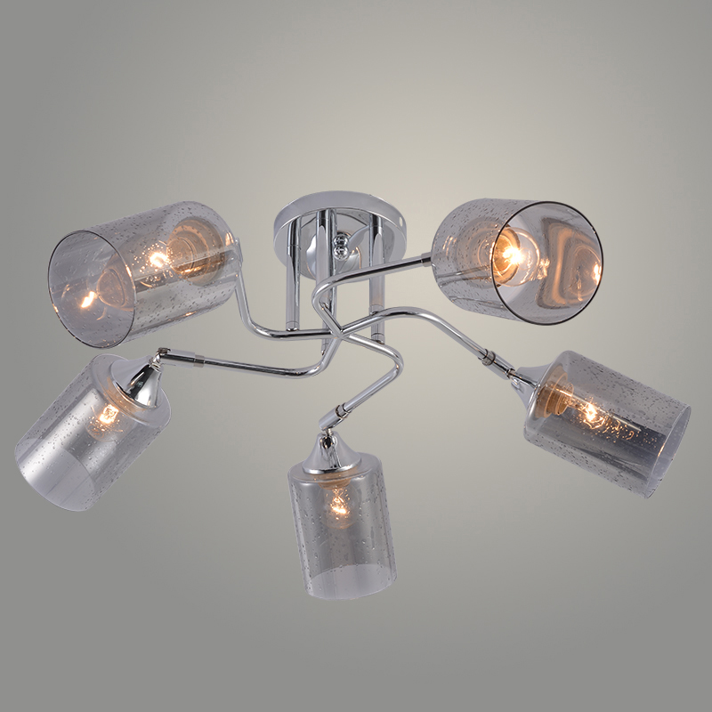 Люстра XA1631/5 CR хром 5х60W E27 d590 h250, HN25