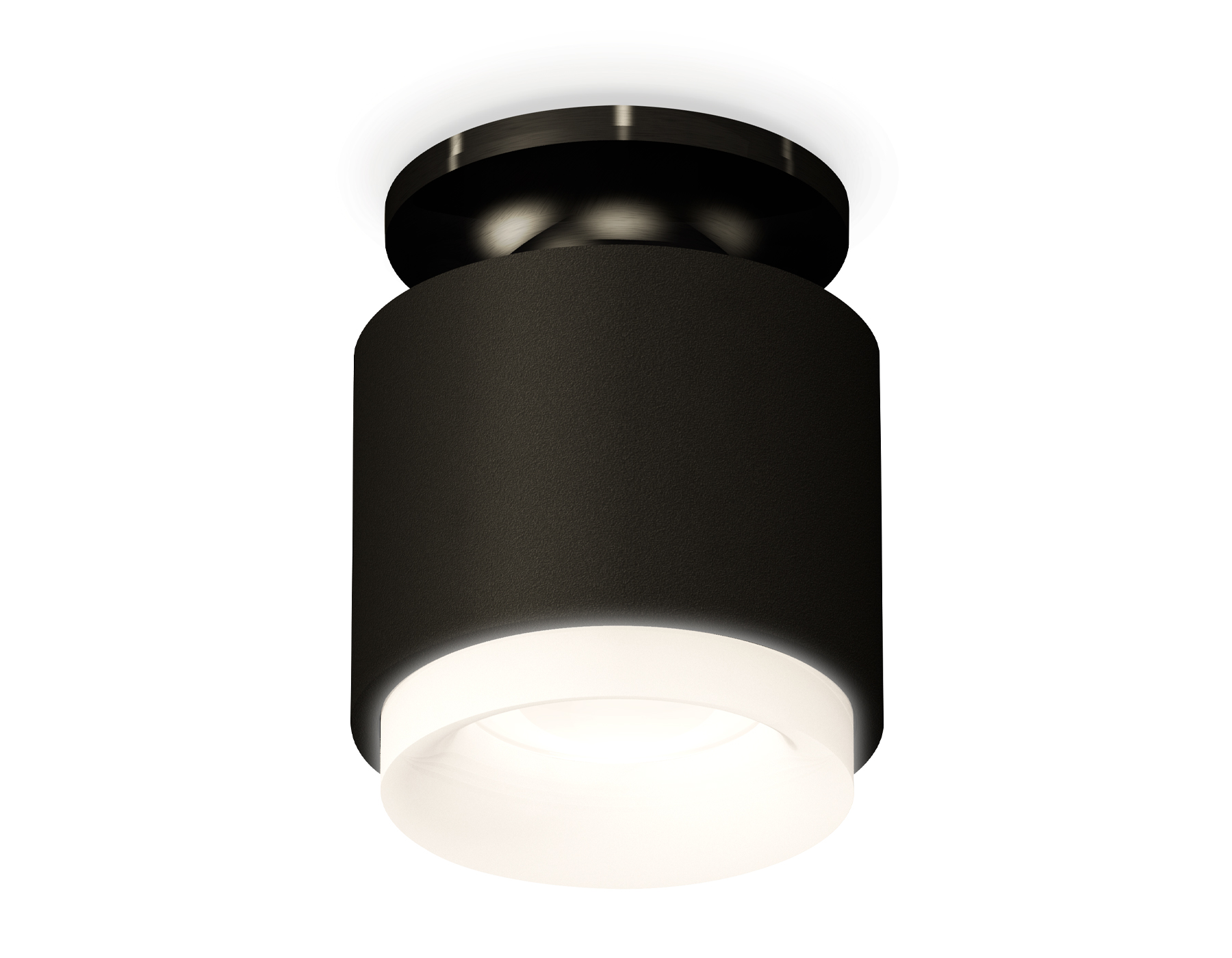 XS7511064 SBK/PBK/FR черный песок/черный полированный/белый матовый MR16 GU5.3 (N7926, C7511, N7165)