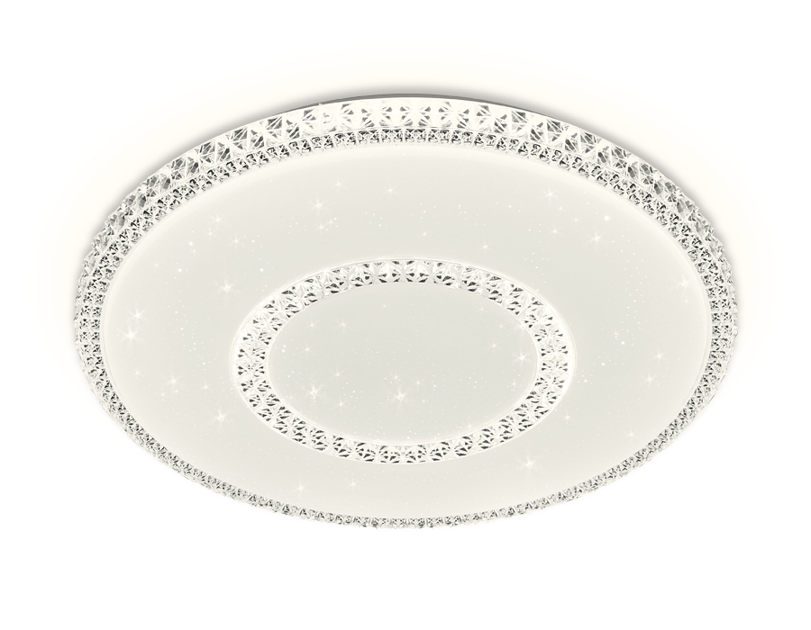 Светильник Ambrella FF98 WH белый 48W D400*70 (ПДУ ИК)