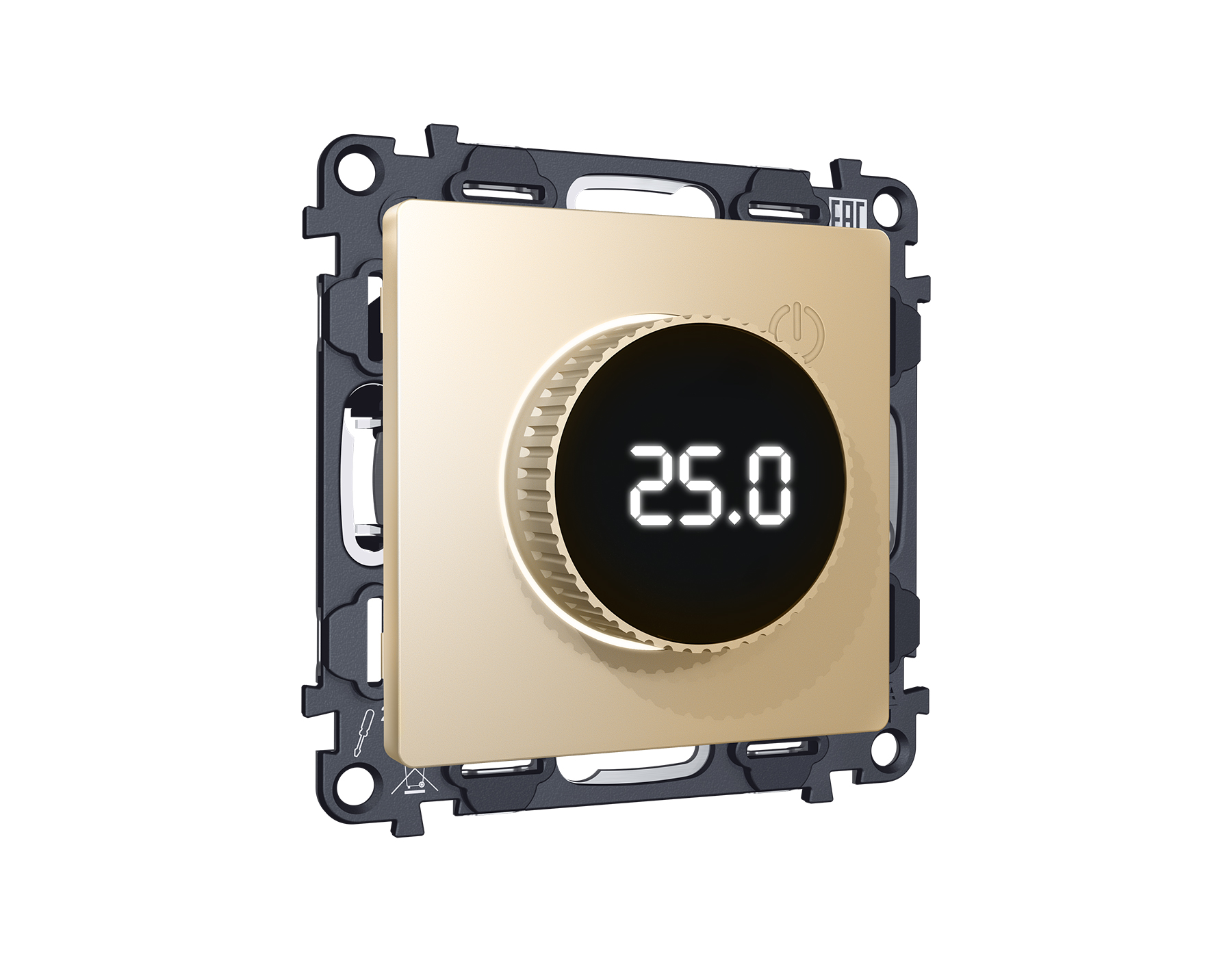 MA605810 Комплект механизма терморегулятора с цифровым дисплеем с подсветкой и датчиком для теплого 