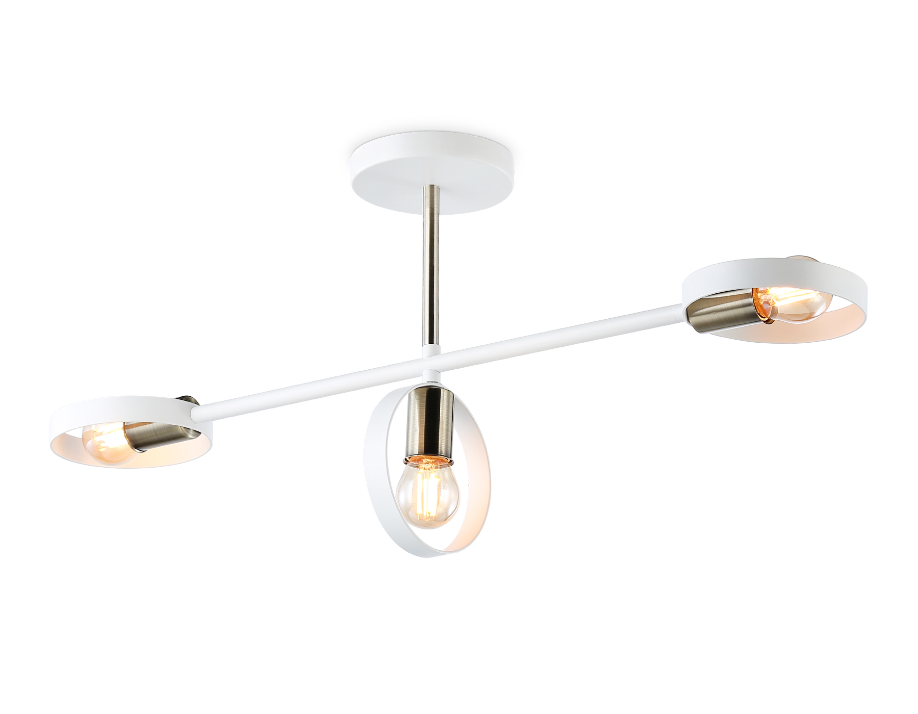 Подвесной светильник TR8228/3 WH/SB белый/бронза E27/3 max 40W 660*165*300