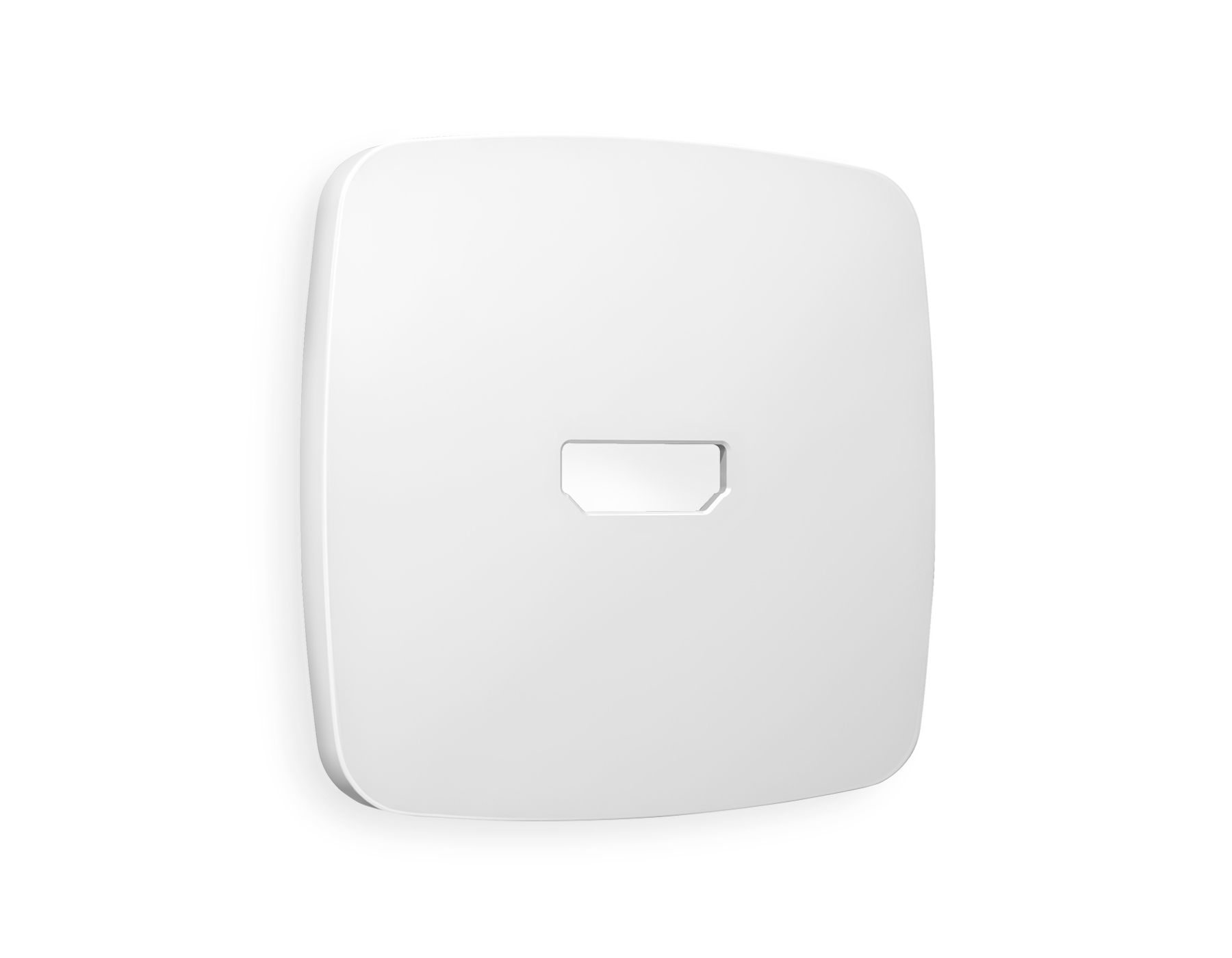 OP1340 Лицевая панель OMEGA (Белый матовый) для HDMI розетки QUANT