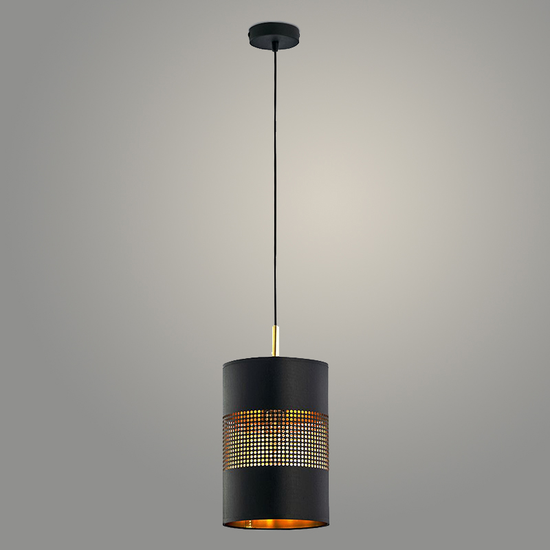 Подвес S3460/1HQ BK+BK черный/черный 1х40W E27 d200 h1000