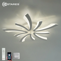Люстра светодиодная ESTARES ALESSIA 100W 5F-APP-750x76-WHITE/WHITE-220-IP20