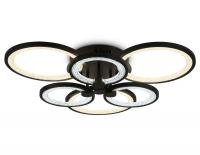 Светильник Ambrella FA4092/3+3 BK черный 100W 3000K+6400K/4200K/6400K+3000K 620*570*120 (ПДУ ИК)