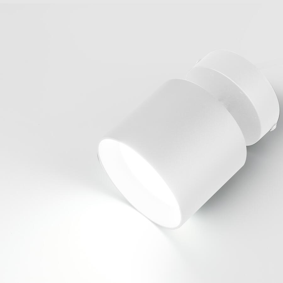 Спот на основании GWL-GX53-M-IP20 Одинарный Башня Белый Направленный