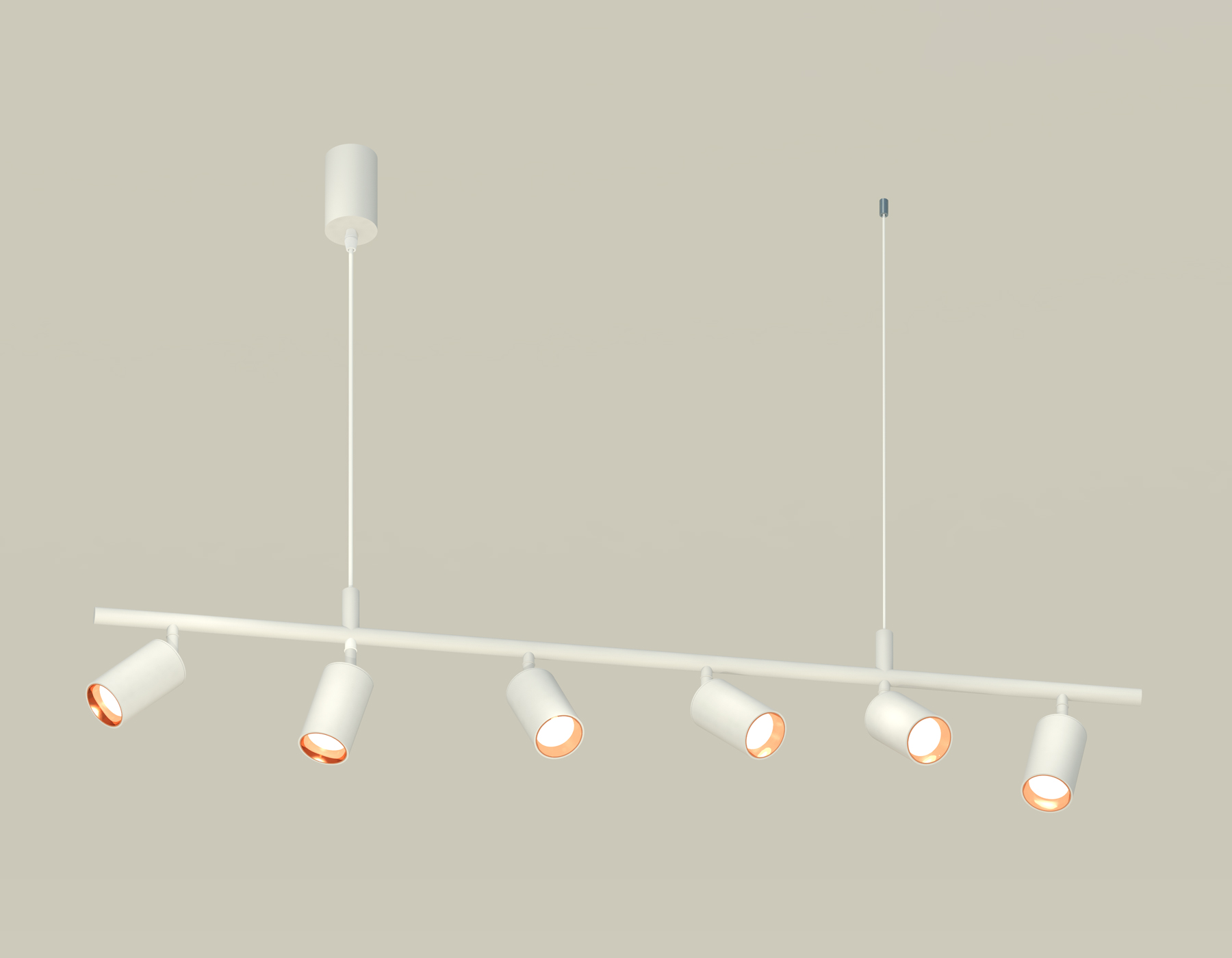 XB9005300/6 SWH/PPG белый песок/золото розовое полированное MR16 GU5.3 (С9005, С6322, N6114)